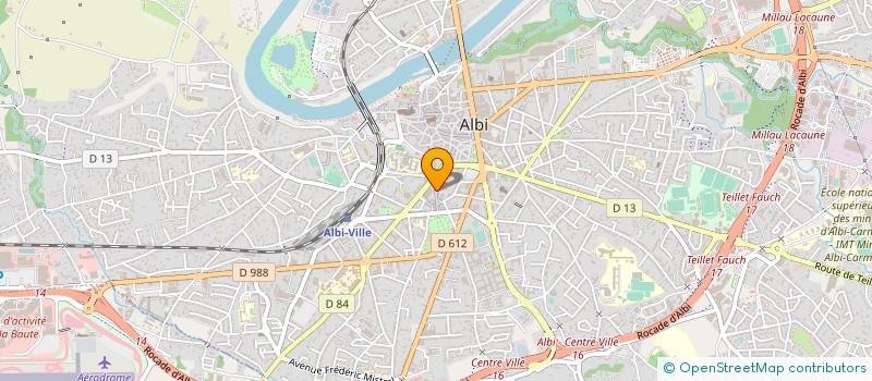localisation de l'entreprise FERRAYROLLES INVESTISSEMENTS  ALBI