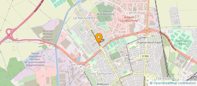 localisation de l'entreprise FERRAZ à REIMS