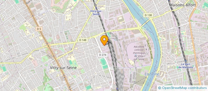 localisation de l'entreprise FERRAZ BROS  VITRY-SUR-SEINE