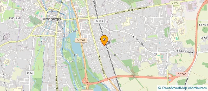 localisation de l'entreprise FERRAZ HOTEL INVEST à MONTARGIS