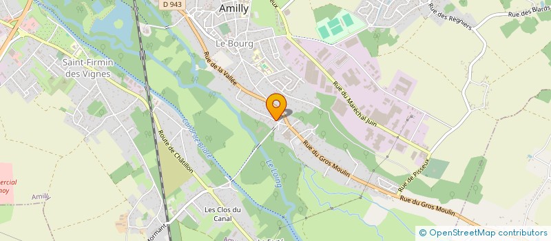 localisation de l'entreprise FERRAZ IMMO à AMILLY