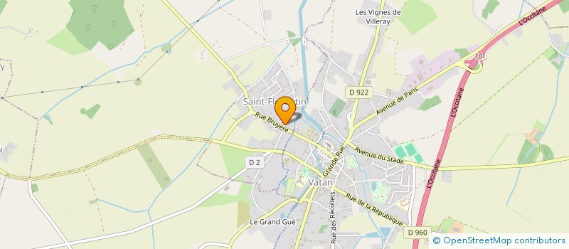 localisation de l'entreprise FERRE à SAINT-FLORENTIN
