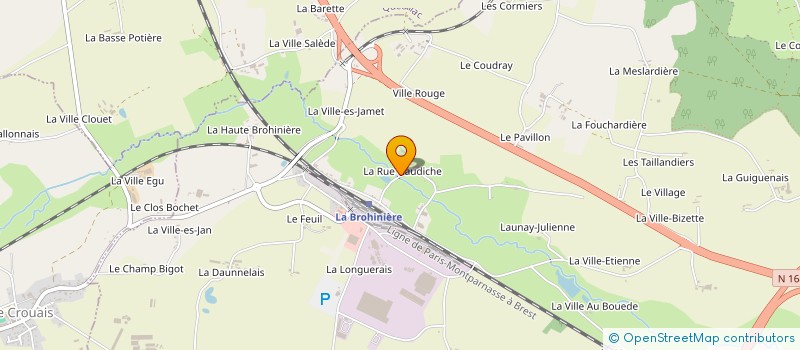 localisation de l'entreprise FERRE à MONTAUBAN-DE-BRETAGNE