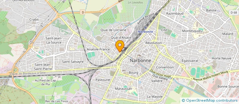 localisation de l'entreprise FERRE ET CIE à NARBONNE
