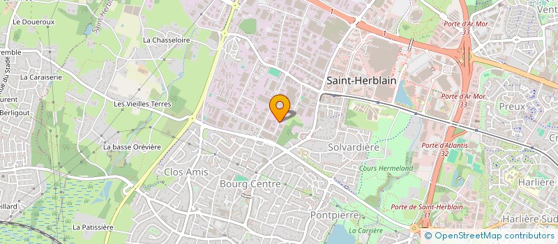 localisation de l'entreprise FERRE & FILS  SAINT-HERBLAIN