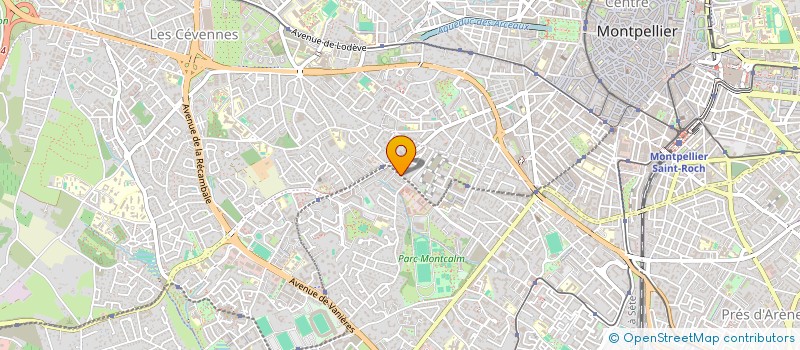 localisation de l'entreprise FERRE INVEST à MONTPELLIER