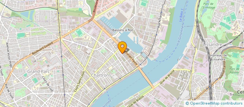 localisation de l'entreprise FERRE ROBIC INDIVISION  BORDEAUX