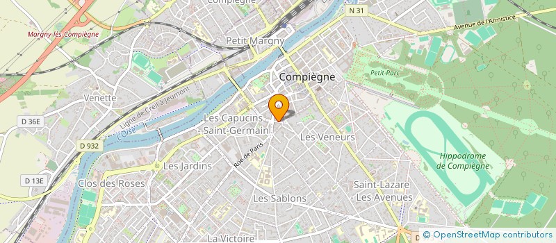 localisation de l'entreprise FERRE TIMOTHEE CONSTANCE  COMPIEGNE