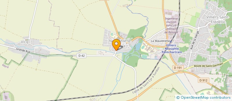 localisation de l'entreprise FERREIBAT  NEAUPHLE-LE-VIEUX