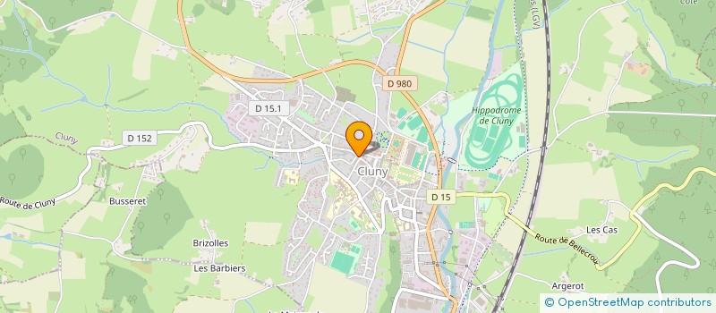 localisation de l'entreprise FERREIRA  CLUNY