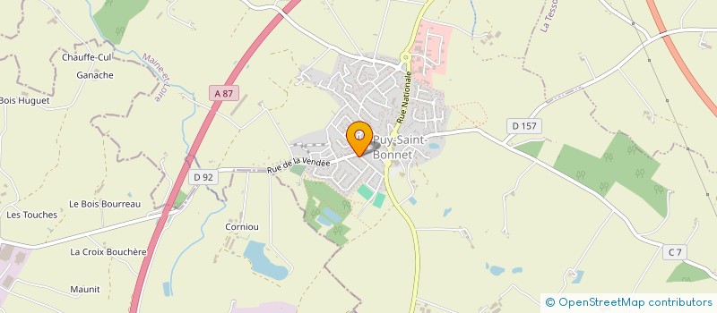 localisation de l'entreprise FERREIRA à CHOLET