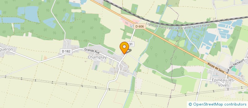 localisation de l'entreprise FERREIRA à CHAMPLAY