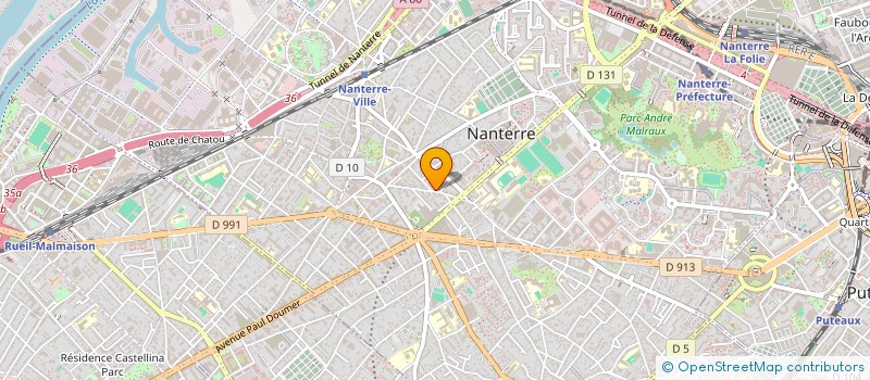 localisation de l'entreprise FERREIRA  NANTERRE