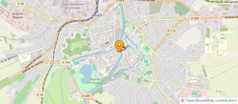 localisation de l'entreprise FERREIRA à VERDUN