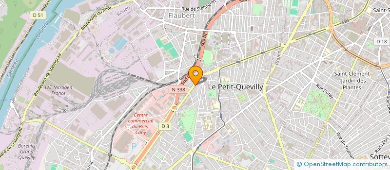 localisation de l'entreprise FERREIRA ALBINO PINTO DE OLIVEIRA  LE PETIT-QUEVILLY