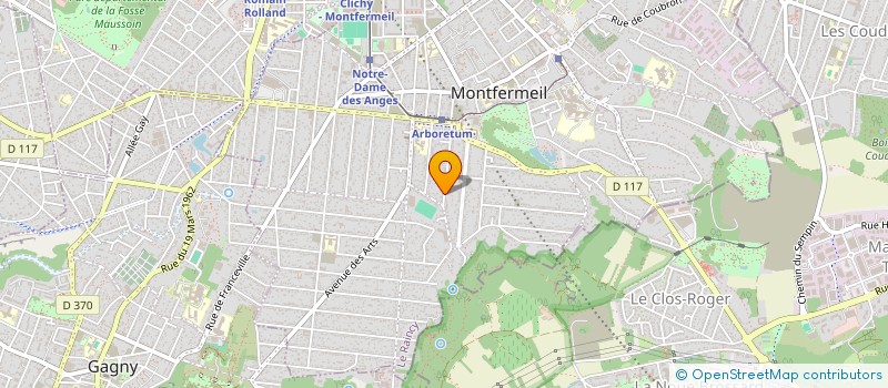 localisation de l'entreprise FERREIRA BATIMENT à MONTFERMEIL