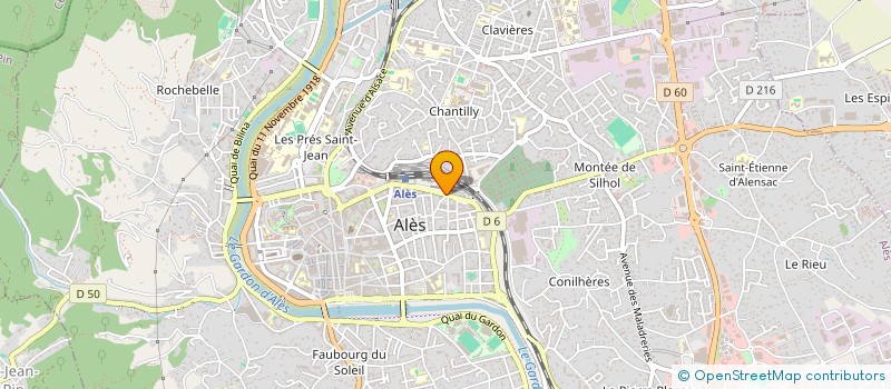 localisation de l'entreprise FERREIRA BATIMENT à ALES