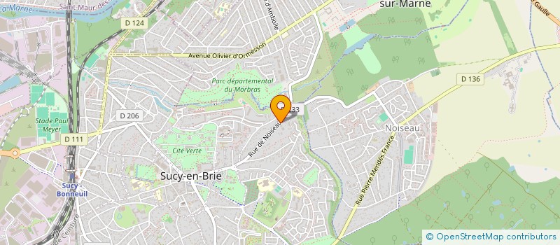 localisation de l'entreprise FERREIRA CAPITAL FINANCES à SUCY-EN-BRIE