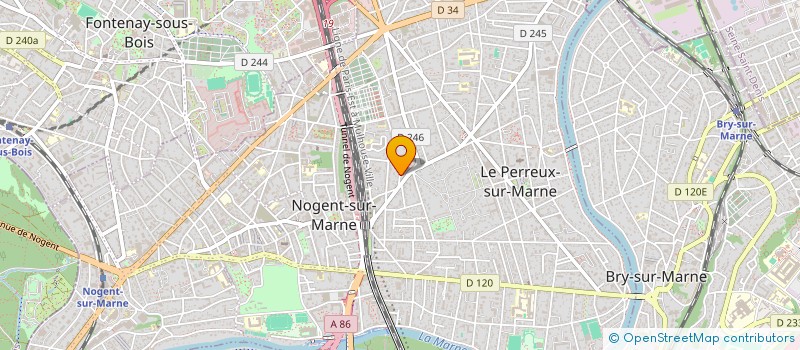 localisation de l'entreprise FERREIRA-CEPA  LE PERREUX-SUR-MARNE
