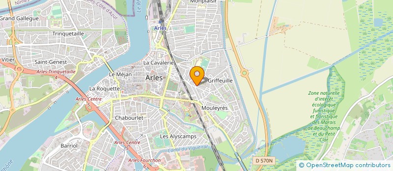 localisation de l'entreprise FERREIRA CLAUDIA à ARLES