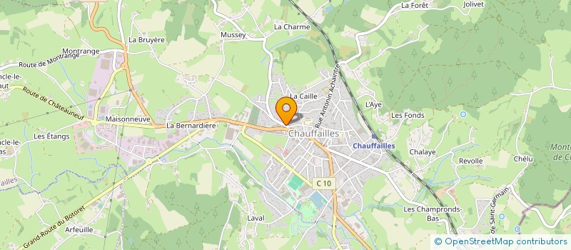 localisation de l'entreprise FERREIRA DECOR à CHAUFFAILLES