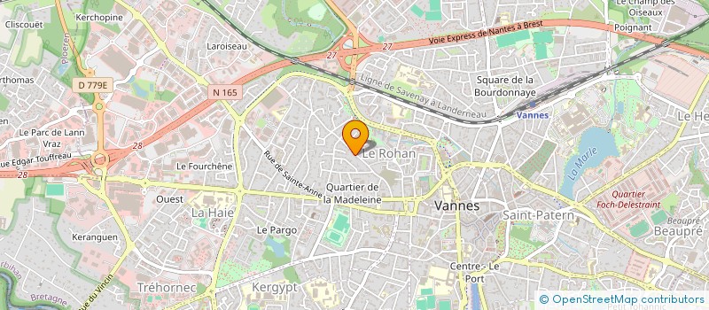 localisation de l'entreprise FERREIRA DESPREZ GROLEAU MONPETIT ... à VANNES