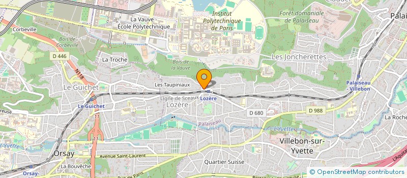 localisation de l'entreprise FERREIRA DOS SANTOS ET DE JESUS SANTOS  PALAISEAU