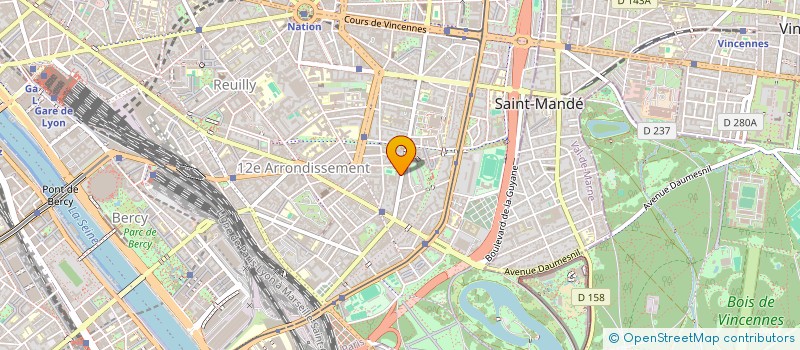 localisation de l'entreprise FERREIRA FRERES  PARIS