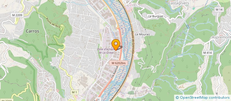 localisation de l'entreprise FERREIRA FRERES à CARROS