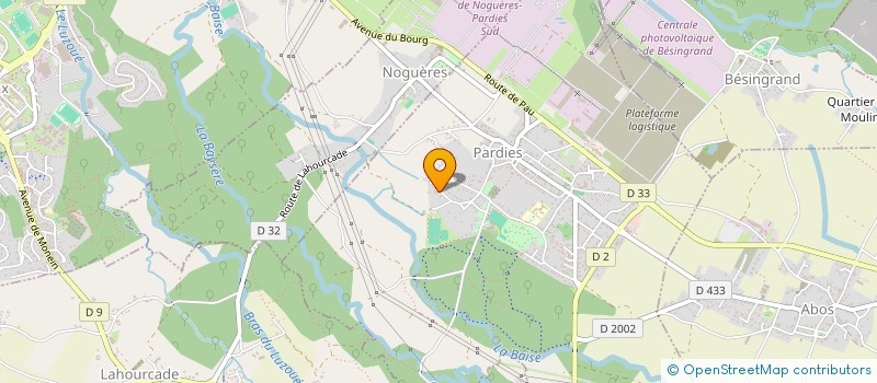 localisation de l'entreprise FERREIRA FRERES  BEYRIE-EN-BEARN