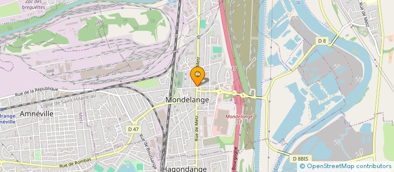 localisation de l'entreprise FERREIRA FRERES ENTREPRISE D'AMENAGEMENTS EXTERIEURS  MONDELANGE