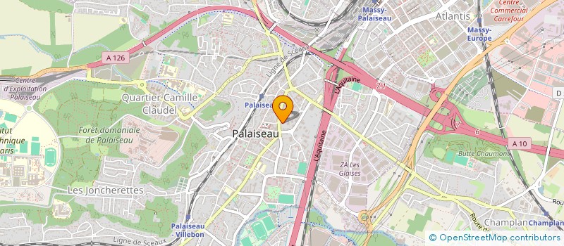 localisation de l'entreprise FERREIRA GROUP  PALAISEAU