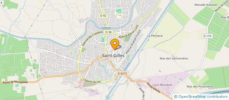 localisation de l'entreprise FERREIRA IMMO  ST GILLES