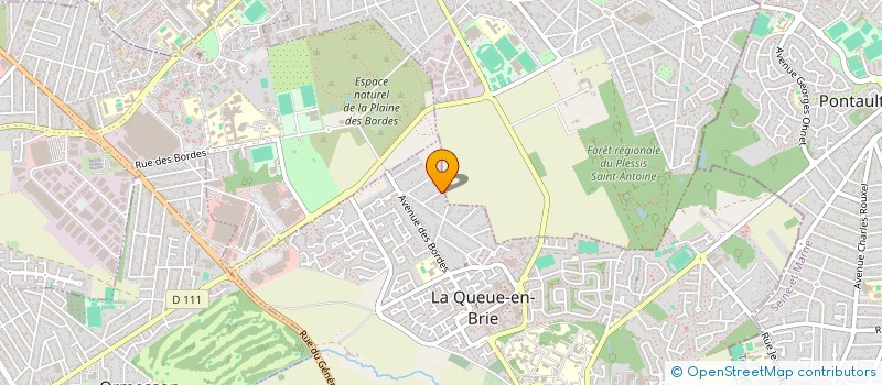 localisation de l'entreprise FERREIRA INVEST  LA QUEUE-EN-BRIE