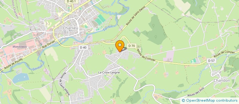 localisation de l'entreprise FERREIRA MARIE  CHANDON