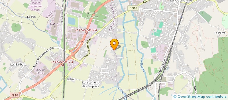 localisation de l'entreprise FERREIRA MORAIS  LA COURONNE