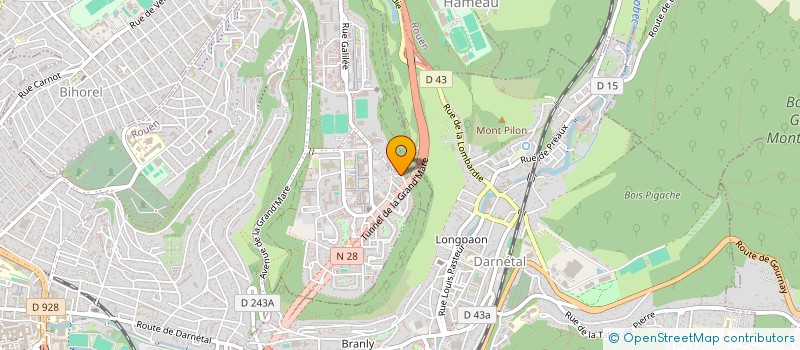 localisation de l'entreprise FERREIRA NOYON à ROUEN