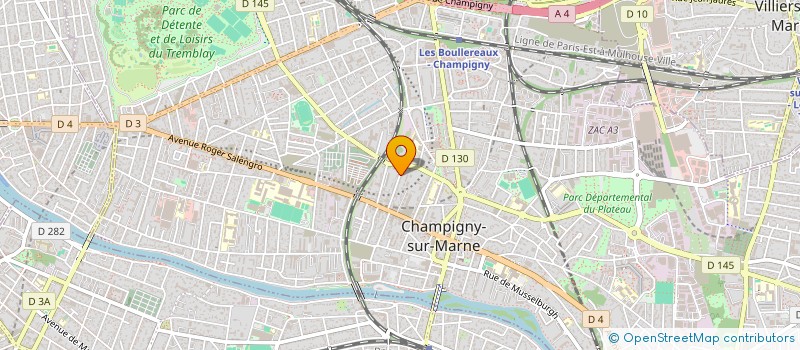 localisation de l'entreprise FERREIRA RELVAS à CHAMPIGNY-SUR-MARNE