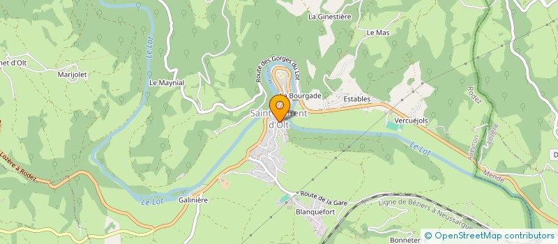 localisation de l'entreprise FERREIRA'S FUSION  SAINT-LAURENT-D'OLT