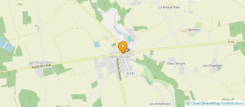 localisation de l'entreprise FERREIRA SANTOS ANTONIO  VILLEBOUGIS