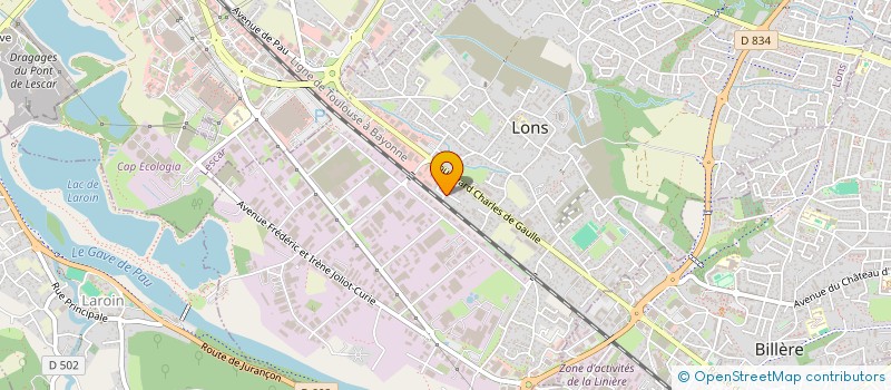 localisation de l'entreprise FERREIRA TERRASSEMENT à LONS