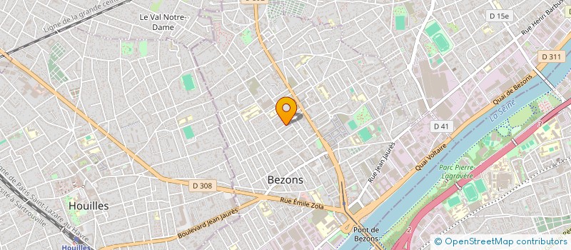 localisation de l'entreprise FERRELEC à BEZONS