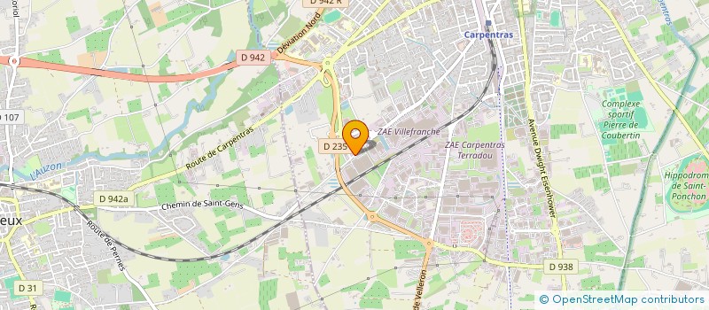 localisation de l'entreprise FERREN MATERIELS à CARPENTRAS