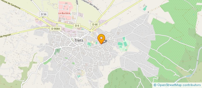 localisation de l'entreprise FERREOL PEINTURE à TRETS