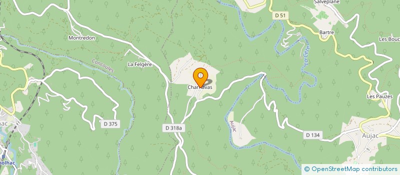 localisation de l'entreprise FERRER  SENECHAS