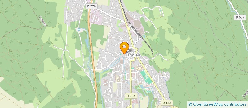 localisation de l'entreprise FERRER AUTO  LAGNIEU