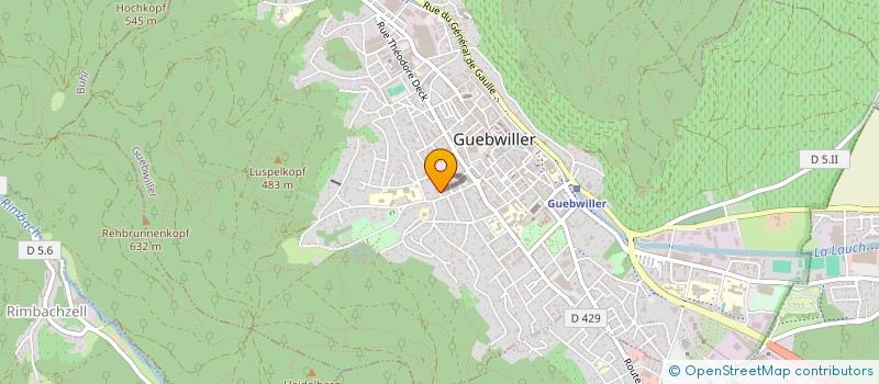 localisation de l'entreprise FERRER BOUHOT  GUEBWILLER