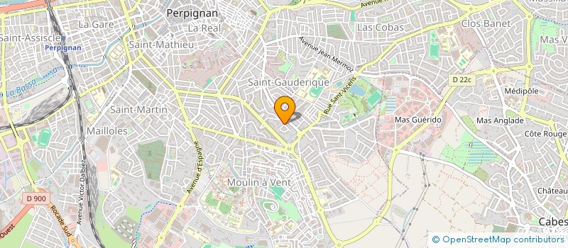 localisation de l'entreprise FERRER FERMETURES 66  PERPIGNAN