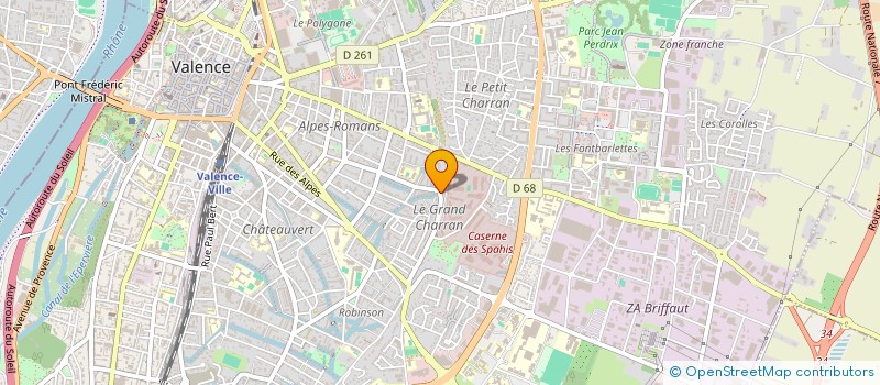 localisation de l'entreprise FERRER GLEIZE INDIVISION à VALENCE