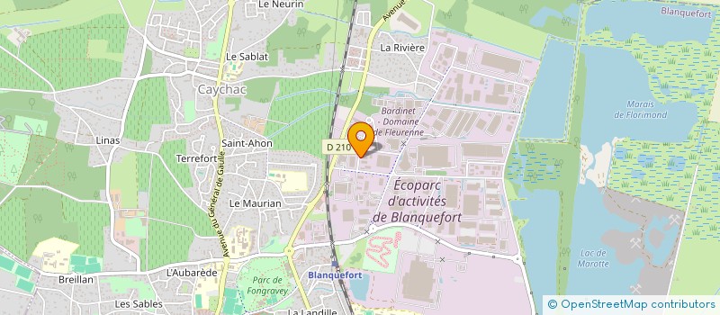 localisation de l'entreprise FERRER PAYSAGISTE à BLANQUEFORT